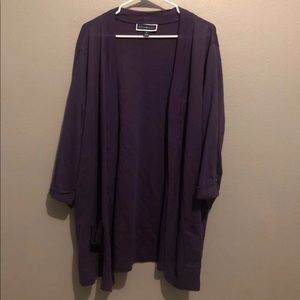 Purple Karen Scott Cardigan